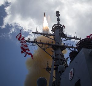 160525-O-AO981-004 HAWAII (May 25, 2016) The Missile Defense Agency and U.S. Navy sailors aboard USS Hopper (DDG 70) successfully conducted two developmental flight tests of the Standard Missile-3 (SM-3) Block IB Threat Upgrade guided missile off the west coast of Hawaii. The flight tests, designated Controlled Test Vehicle (CTV)-01a and CTV-02, demonstrated the successful performance of design modifications to the SM-3 third-stage rocket motor (TSRM) nozzle. The results of these flight tests will support a future SM-3 Block IB production authorization request. This imagery is from the first developmental test conducted on May 25, 2016, designated as Controlled Test Vehicle (CTV)-01a. (U.S. Navy photo by Leah Garton/Released)